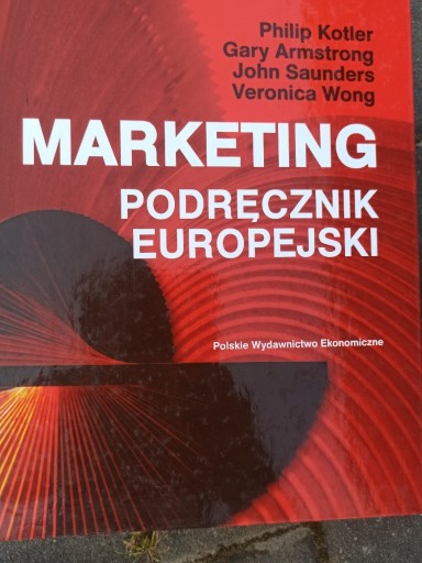 Zdjęcie oferty: Marketing podręcznik europejski . Kotler, ... 