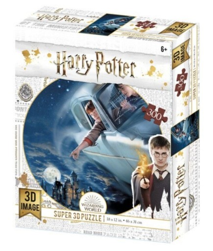 Zdjęcie oferty: Puzzle 3D Harry Potter Ford Anglia nad Hogwartem
