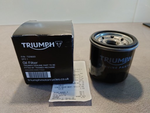 Zdjęcie oferty: Oryginalny filtr oleju Triumph Speedmaster 2018