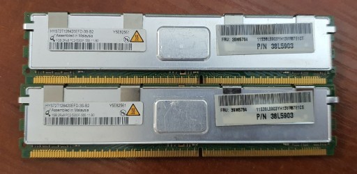 Zdjęcie oferty: IBM RAM 1GB DDR2 PC2-5300F ECC
