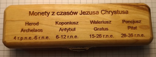 Zdjęcie oferty: Monety z czasów Jezusa Chrystusa.