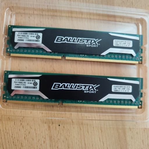 Zdjęcie oferty: Pamięć RAM DDR3 Ballistix Sport [2 x 4GB] 1600MHz
