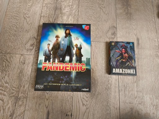 Zdjęcie oferty: Amazonki + Pandemic PL - zestaw gier planszowych / karcianych