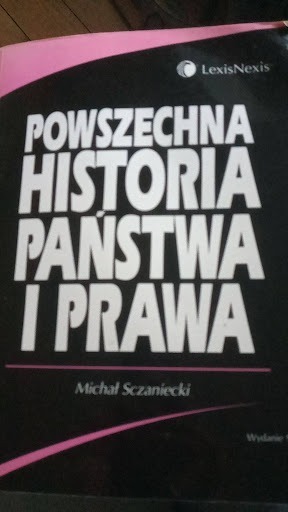 Zdjęcie oferty: Powszechna Historia Państwa i Prawa