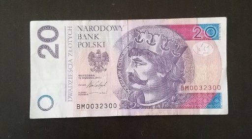 Zdjęcie oferty: banknot 20 złotowy BM0032300 