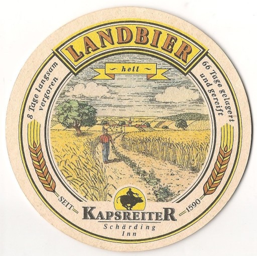 Zdjęcie oferty: Podstawka do piwa Kapsreiter LANDBIER 1 + gratis !