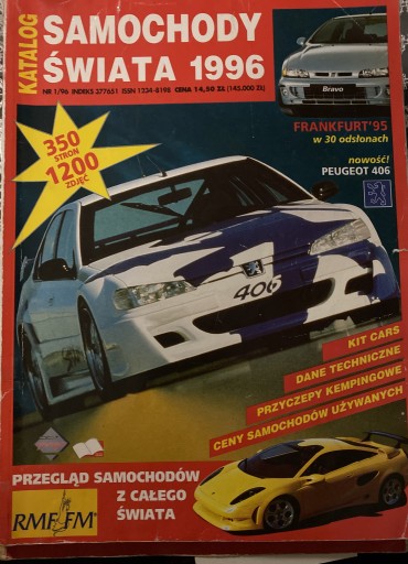 Zdjęcie oferty: Katalog Samochody Świata 1996