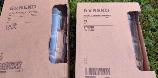 Zdjęcie oferty: Reko Ikea 12 szklanek 170 ml okazja