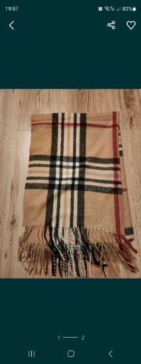 Zdjęcie oferty: Nowy cieply szalik wróż kratka Burberry. 