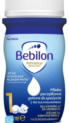 Zdjęcie oferty: Bebilon Pronutra-ADVANCE mleko RTF ZESTAW 9x90 ml