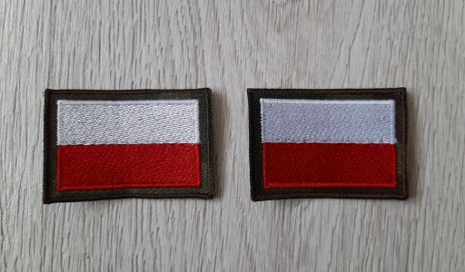 Zdjęcie oferty: Naszywki - flaga RP na mundur polowy - 2 szt.