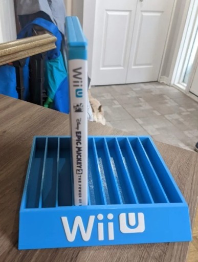 Zdjęcie oferty: Nintendo Wii U podstawka 10 płyt stojak gry kolory