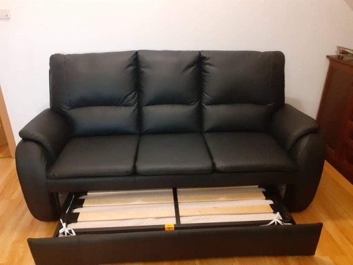 Zdjęcie oferty: Nowa Sofa z fotelem ze skóry