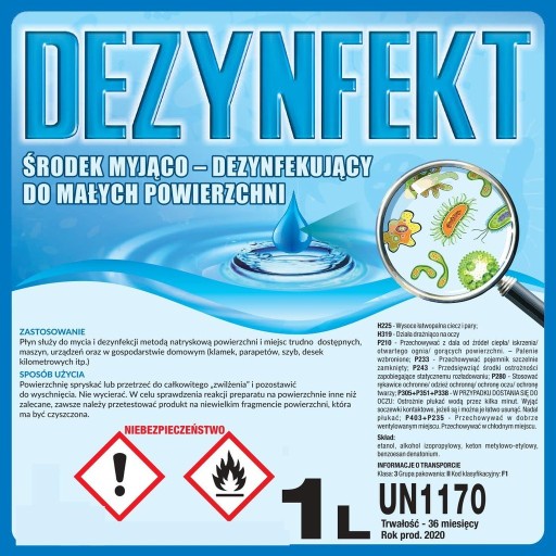 Zdjęcie oferty: Płyn do dezynfekcji 5L