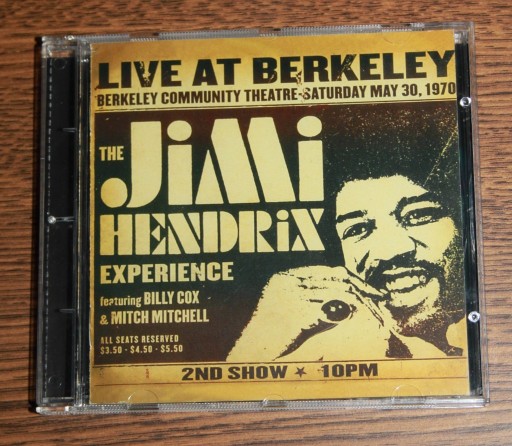 Zdjęcie oferty: Jimi Hendrix - Live At Berkley (CD)