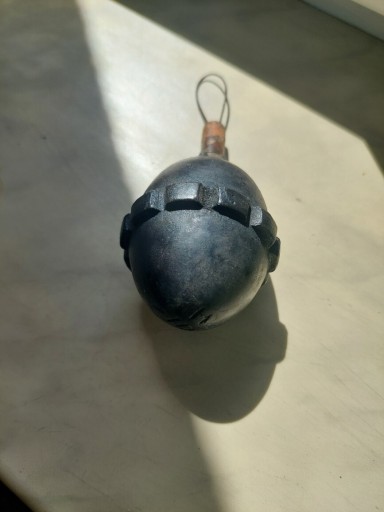 Zdjęcie oferty: Pruski granat jajko Eihandgranate zapalnik I wojna