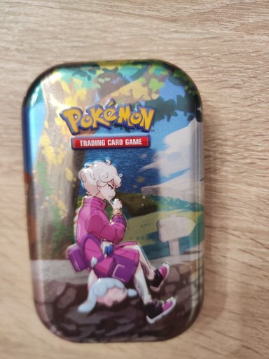 Zdjęcie oferty: Pokemon TCG pusty mini tin z Bede