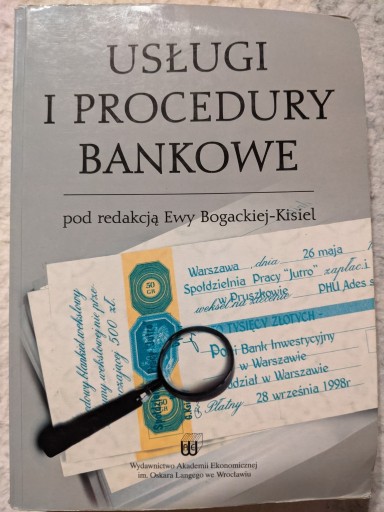 Zdjęcie oferty: Usługi i procedury bankowe, Bogacka-Kisiel, 2000