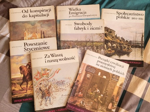 Zdjęcie oferty: 7 książek Dzieje Narodu i Państwa Polskiego