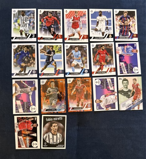 Zdjęcie oferty: Karty Piłkarskie Topps UEFA Champions 2022/2023