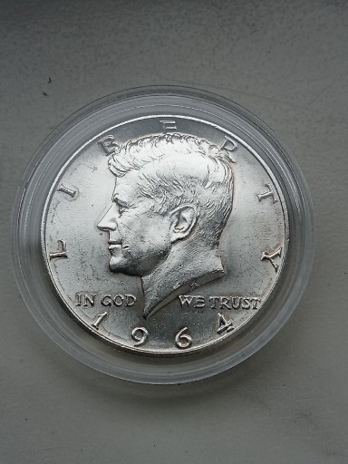 Zdjęcie oferty: USA 1/2 Half Dollar 1964 r J. Kennedy srebro 900