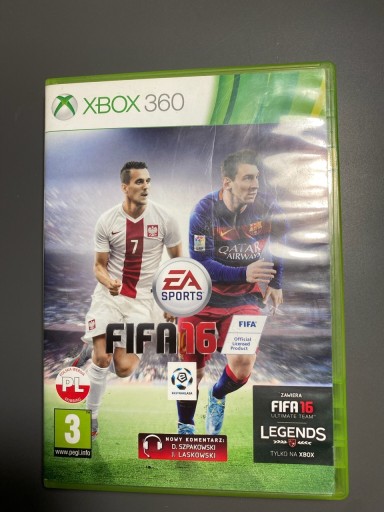 Zdjęcie oferty: Gra FIFA 16 PL Xbox 360