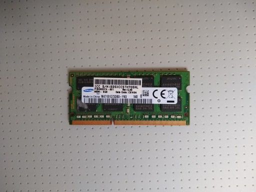 Zdjęcie oferty: SAMSUNG M471B1G73DBO 8GB DDR3L SODIMM 1600 MHz