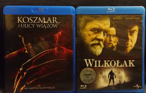 Zdjęcie oferty: KOSZMAR Z ULICY WIĄZÓW, WILKOŁAK, 2xBlu-rayLEKTOR 