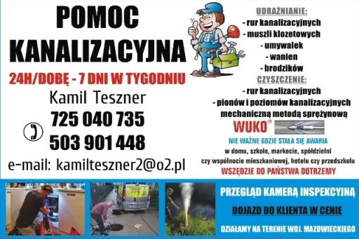 Zdjęcie oferty: WUKO UDRAŻNIANIE Rur 24H Zapytaj o cenę 