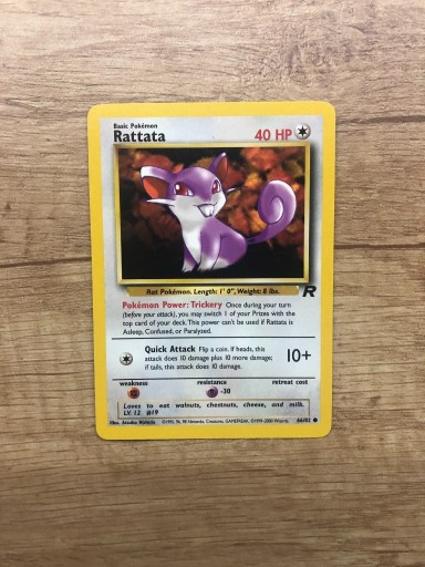 Zdjęcie oferty: Karta Pokemon Rattata Team Rocket 66/82