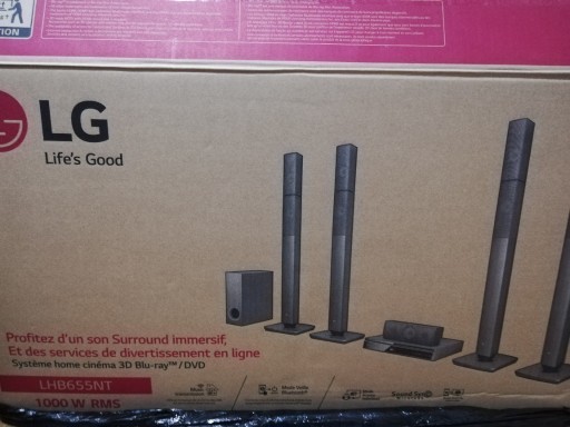 Zdjęcie oferty: kino domowe LG LBH 655NT 5,1 1000W