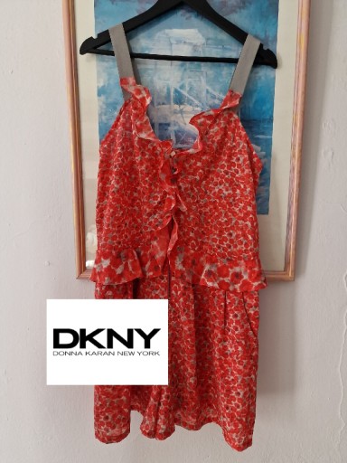 Zdjęcie oferty:  DKNY Jeans kombinezon damski letni w kwiaty M 38