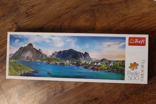 Zdjęcie oferty: "Puzzle, panoramiczne, Archipelag Lofoty Norwegia