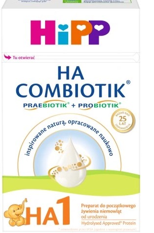 Zdjęcie oferty: HIPP HA1 COMBIOTIK Hipoalergiczne mleko początkowe