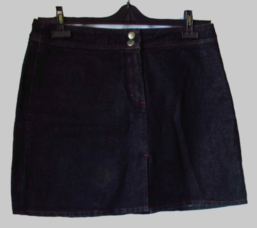 Zdjęcie oferty: spódnica mini czarny jeans xl/xxl