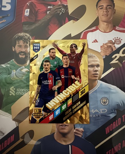 Zdjęcie oferty: Karta INVINCIBLE Panini Adrenalyn 2024 GOLD RAR5