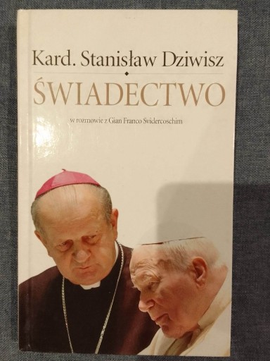 Zdjęcie oferty: Świadectwo - Kard. Stanisław Dziwisz