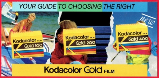 Zdjęcie oferty: KODACOLOR Gold FILM - folder / katalog 1996