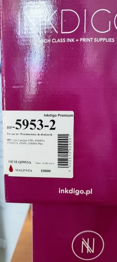 Zdjęcie oferty: Toner Indigo do HP 5953 Magenta HP Q 5953A