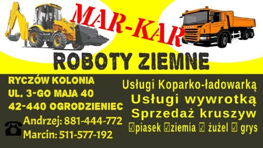 Zdjęcie oferty: Wywrotka transport kruszywa piasek żużel szlaka