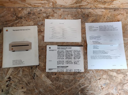 Zdjęcie oferty: INSTRUKCJA APPLE MACINTOSH 800K EXTERNAL DRIVE 