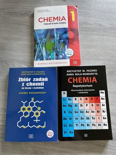 Zdjęcie oferty: Chemia podręcznik, zbiór zadań, repetytorium kl.1