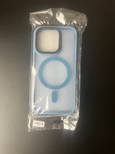 Zdjęcie oferty: Plecki ETUI IPHONE 15 PRO CASE DO IPHONA Magsafe niebieski geometryczny