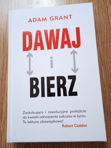 Zdjęcie oferty: Książka Dawaj i bierz - Adam Grant