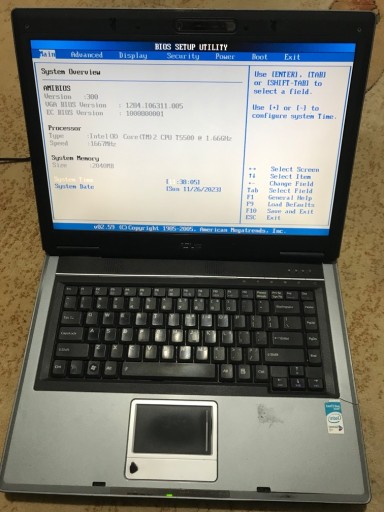 Zdjęcie oferty: Laptop Asus F3F-ap141