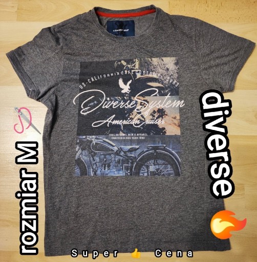 Zdjęcie oferty: T-shirt męski rozmiar M Diverse 