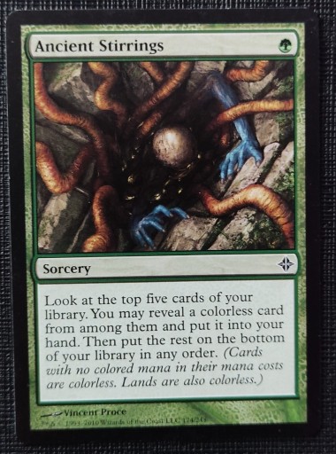 Zdjęcie oferty: Ancient Stirrings- edycja Rise of the Eldrazi MTG