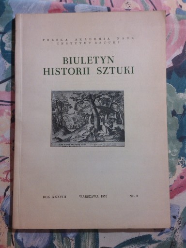 Zdjęcie oferty: BIULETYN HISTORII SZTUKI WARSZAWA 1976 NR 3 STAN