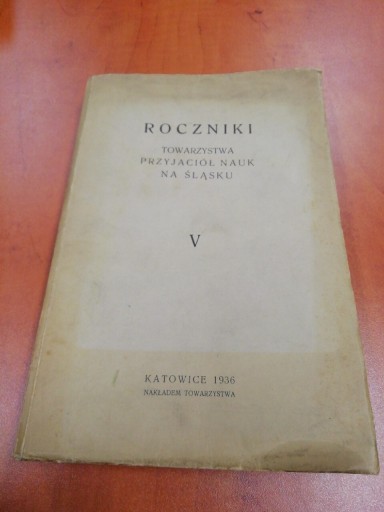 Zdjęcie oferty: Roczniki Towarzystwa Przyjaciół Nauk na Śląsku V