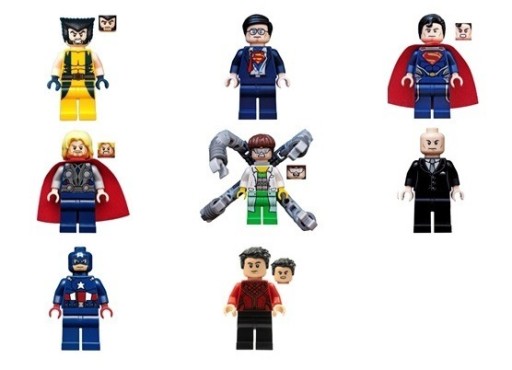 Zdjęcie oferty: Lego Marvel DC minifigurki-Volverin,Thor,DrOctopus